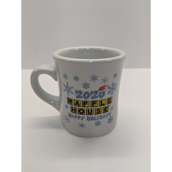 Waffle House 2020 Happy Holidays Christmas Tuxton Coffee Mug Limited Edition - Picture 1 of 7